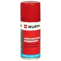 Спрей-очиститель кондиционеров дезодорирующий и дезинфицирующий Wurth 089376455, 150 мл.