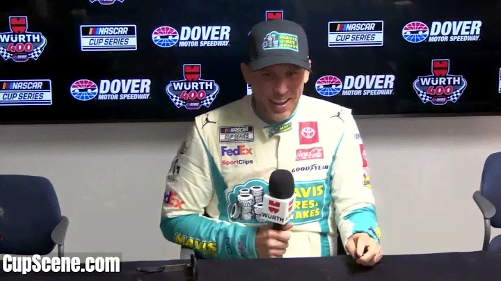 NASCAR at Dover Motor Speedway, April 2024: Denny Hamlin post race