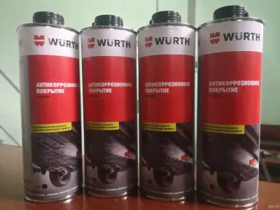 Антикоррозионное, антигравийное покрытие Wurth (Германия) антикоррозийное, антикоррозийный состав