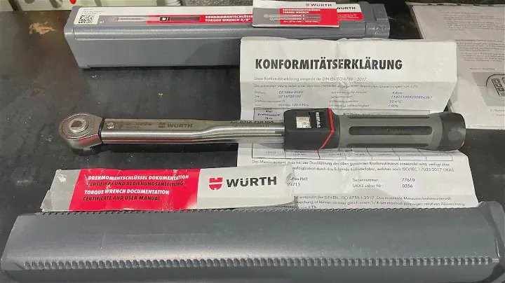 WÜRTH 3/8 Torque Wrench 20 - 100 Nm