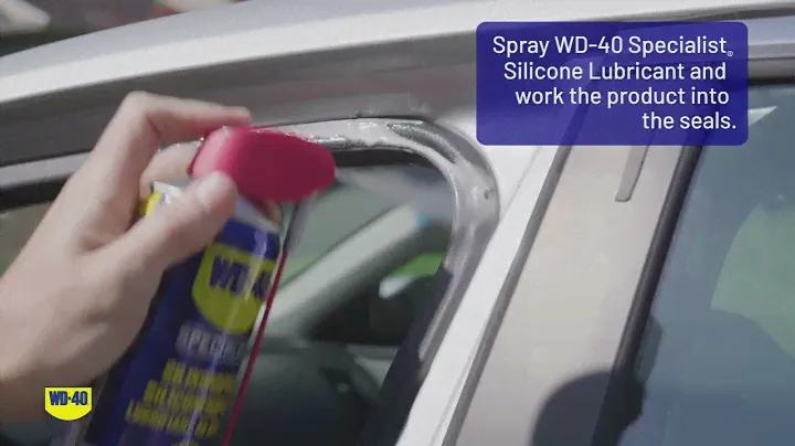 How To Protect Your Vehicles Rubber Seals - WD-40 Specialist® Silicone Lubricant