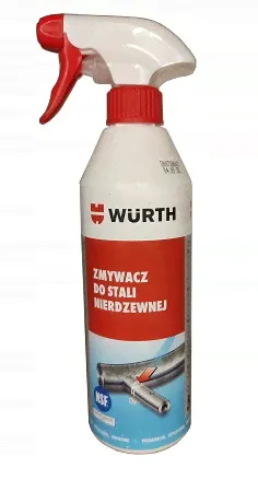 WURTH мощный очиститель для нержавеющей стали INOX