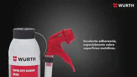 Silicona RTV gris/negra Würth