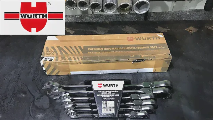 WURTH Flex Head Ratcheting Wrench Set (Ratschenschlüssel Satz)