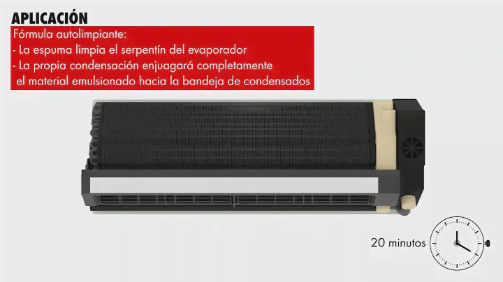 Limpiador de Evaporador de Sistemas AA/HVAC