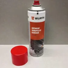 Антикор спрей - защита от ударов камней WURTH черная 500мл 08920752500