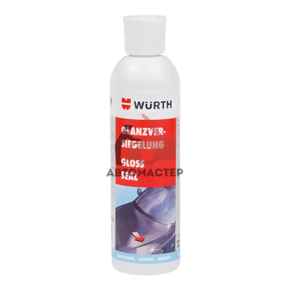 Паста полировальная, защитный глянец 250 мл. WURTH-0