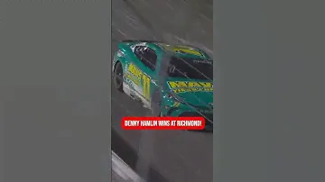Denny Hamlin wins at Richmond! 🏁 #nascar #CupSeries