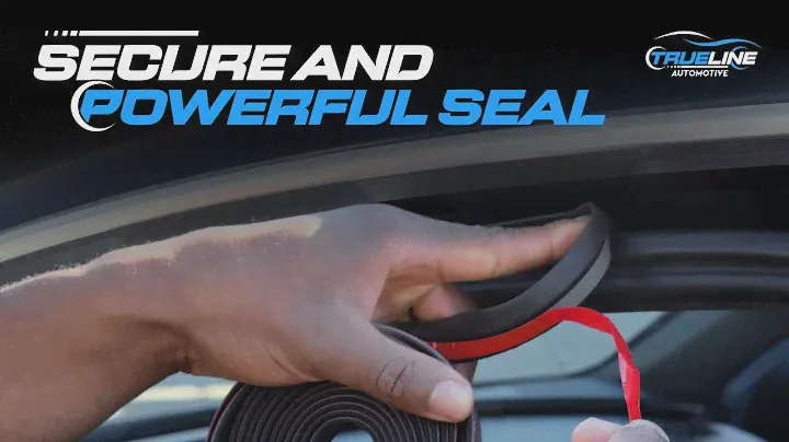 Windshield Weather Stripping - 13 Feet Door Rubber Seal - Trunk Molding Seal - Universal (EASY DIY)