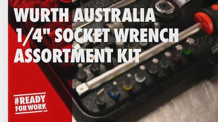 1/4" Socket Wrench Assortment Kit - Wurth Australia - Product Tutorial